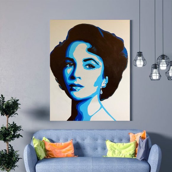 Elizabeth Taylor Painting - Picture 4 of 4